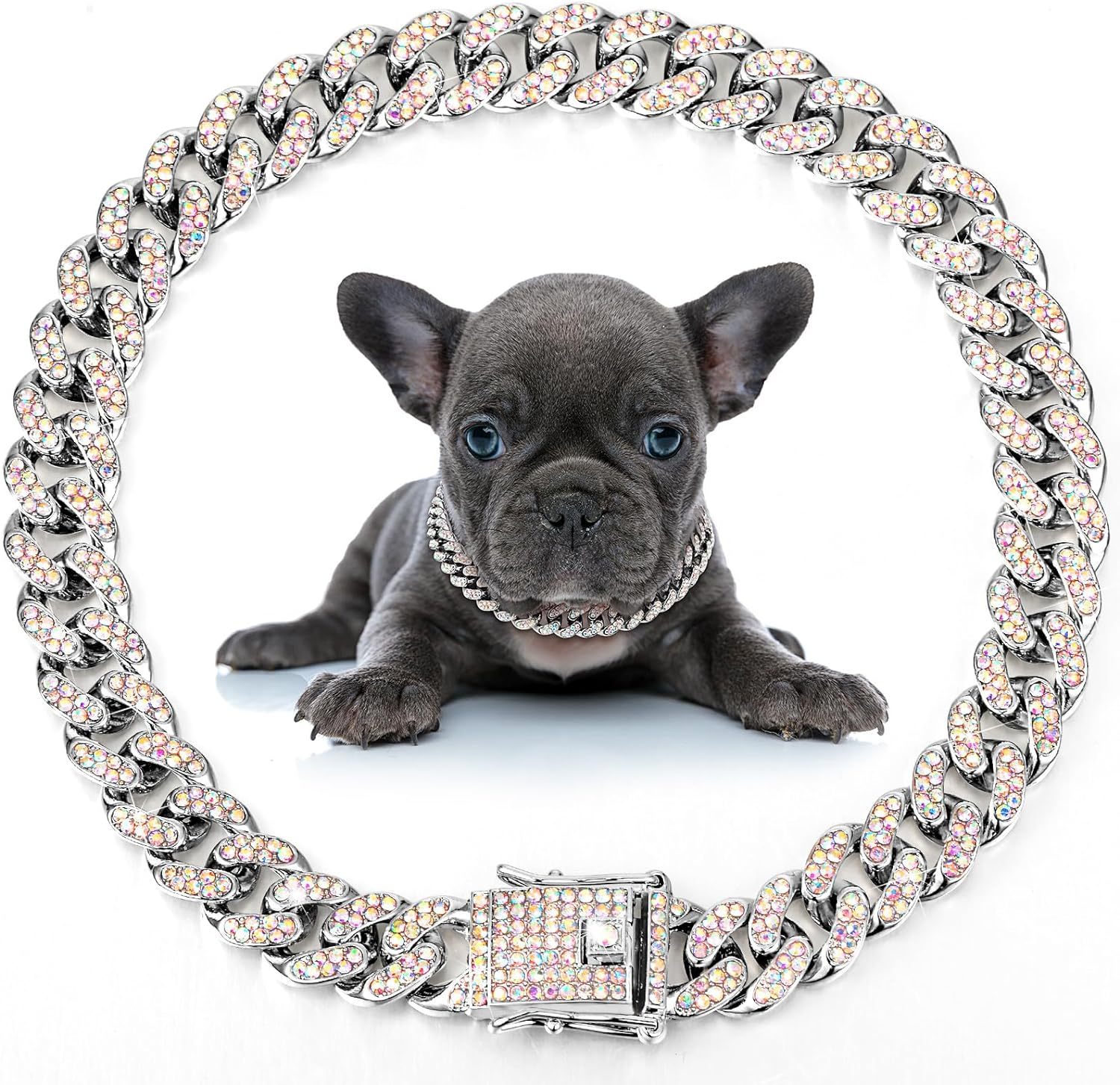 Collar con Diamantes Mascotas