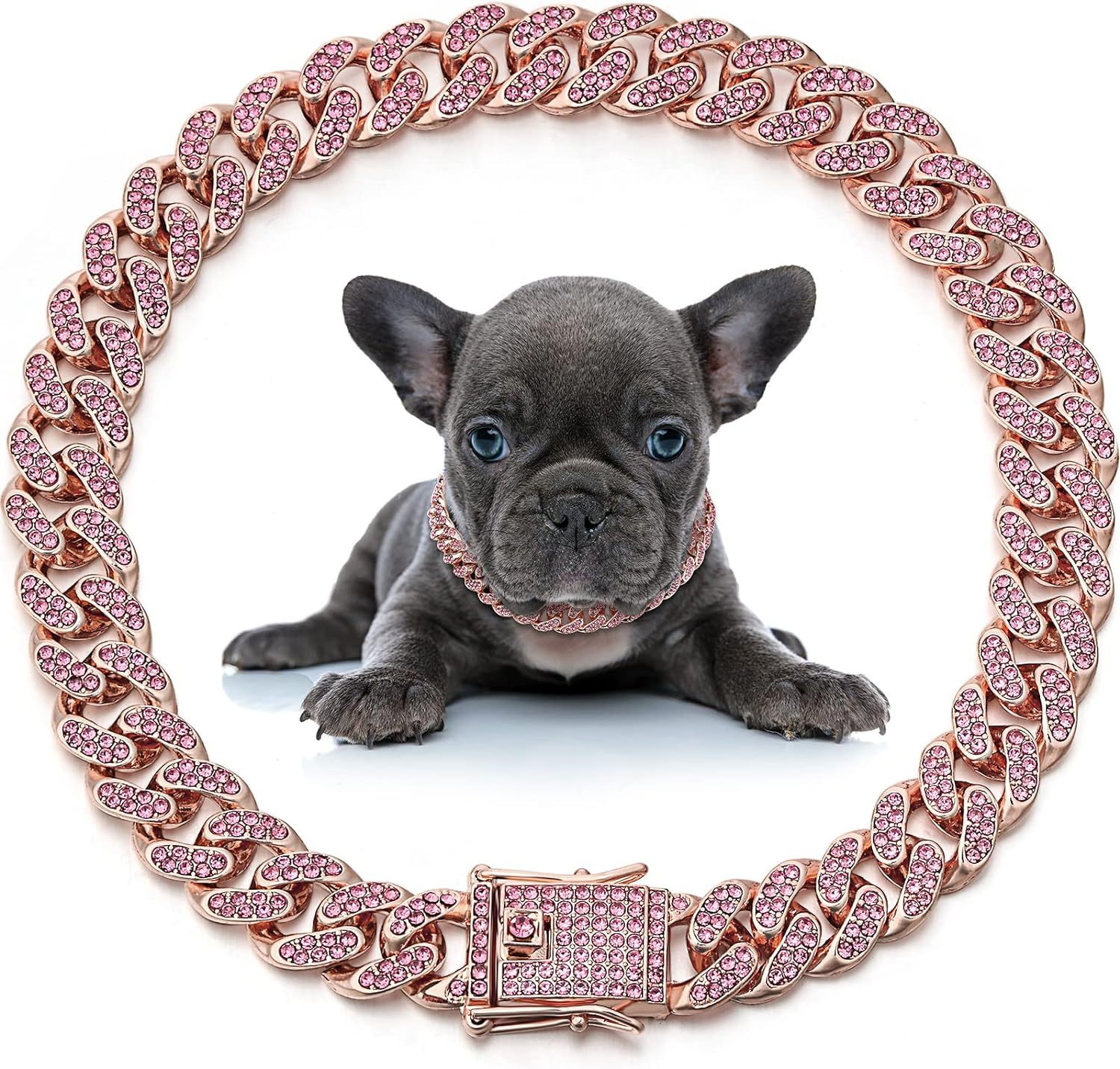 Collar con Diamantes Mascotas